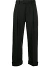 TOM FORD TURN-UP TAILORED TROUSERS
