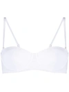 Dolce & Gabbana Bustier Bikini Top In White