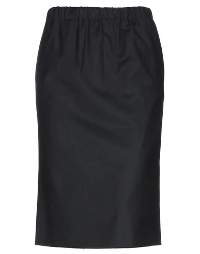 True Tradition 3/4 Length Skirts In Black