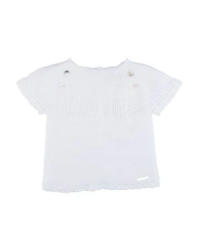 Pili Carrera Babies' Sweaters In White