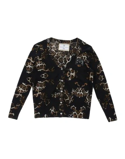 Philipp Plein Cardigan In Dark Brown