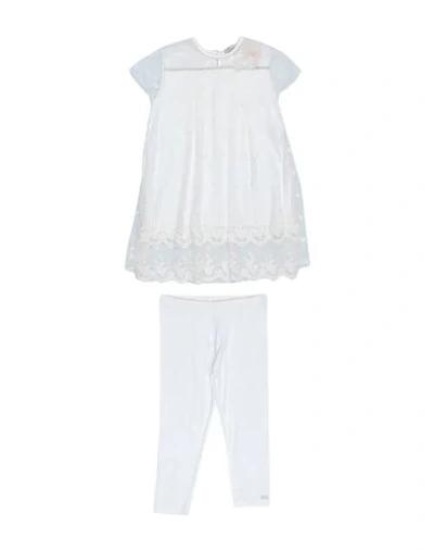 Cesare Paciotti 4us Kids' Pants Sets In White