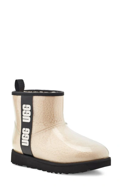 Ugg Classic Clear Mini Natural Black In Multicolor