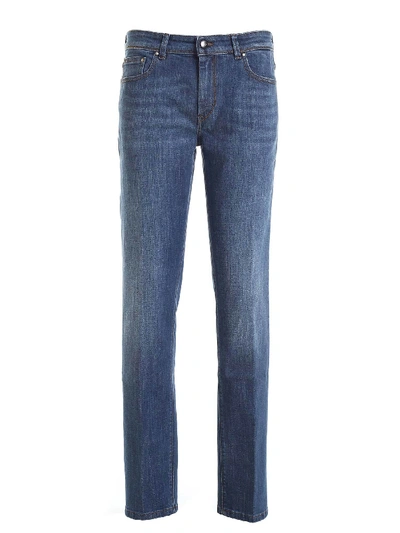 Fay 5-pocket Jeans In Blue