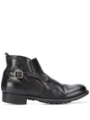 OFFICINE CREATIVE ZIPPED ANKLE BOOTS