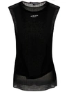 ANN DEMEULEMEESTER SHEER VEST