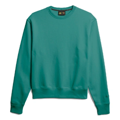 Pre-owned Adidas Originals  Pharrell Williams Basics Crewneck Sweatshirt True Green