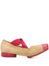 UMA WANG COLOUR-BLOCK BALLERINA SHOES