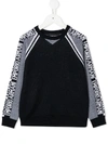 EMPORIO ARMANI LONG-SLEEVED LOGO JUMPER