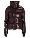 Sam Freestyle Down Puffer Jacket In Merlot