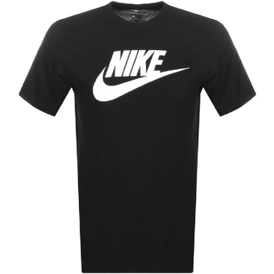 Nike Brandmarks Printed T-shirt In Black