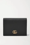 GUCCI + NET SUSTAIN Marmont Petite textured-leather wallet