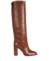 PARIS TEXAS LEATHER KNEE-HIGH BOOTS,060058715851