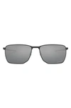 Oakley Ejector Prizm Black Rectangular Mens Sunglasses Oo4142 414203 58 In Satin Black/ Prizm Black