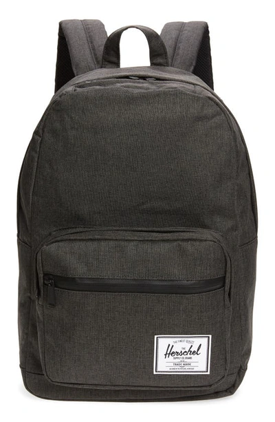 Herschel Supply Co Classic Mini Backpack In Black Crosshatch/ Black Rubber