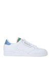 ADIDAS ORIGINALS ADIDAS ORIGINALS CONTINENTAL 80 WOMAN SNEAKERS WHITE SIZE 9.5 SOFT LEATHER,11938917OE 15