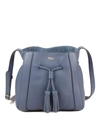 Mulberry Millie Mini Leather Tote Bag In Blue