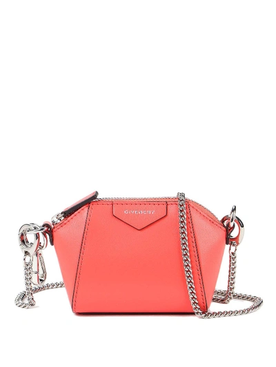 Givenchy Baby Antigona Bag Coral In Pink
