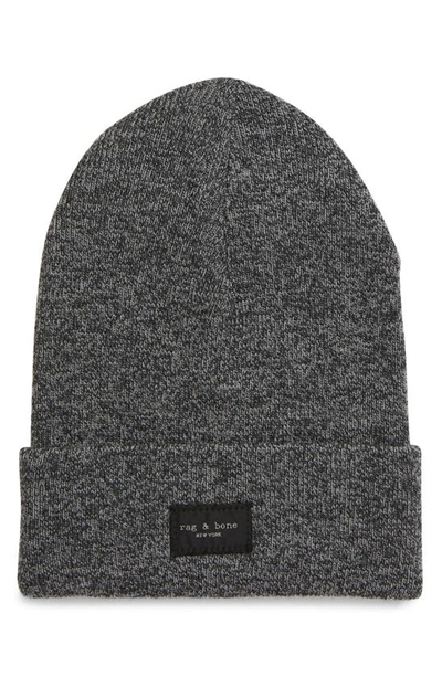 Rag & Bone Addison Merino Wool Beanie In Grey Multi