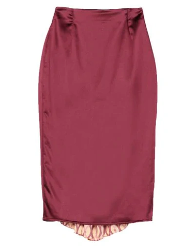Elisabetta Franchi Midi Skirts In Red