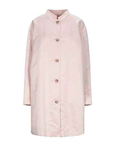Add Overcoats In Light Pink