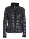 FAY LOGO PATCH DOWN JACKET IN BLACK