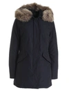 Woolrich "arctic" Down Jacket In Blue