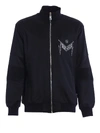 PHILIPP PLEIN THUNDER ZIPPED SWEATSHIRT IN BLACK