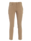 DONDUP PERFECT TROUSERS IN BEIGE