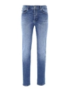 GIVENCHY FADED DENIM JEANS IN LIGHT BLUE