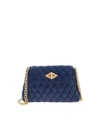 BALLANTYNE DIAMOND QUILTED BAG IN BLUE