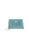 BALLANTYNE DIAMOND SHOULDER BAG IN LIGHT BLUE