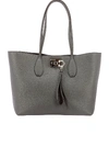 FERRAGAMO THE STUDIO SHOPPING BAG IN GREY