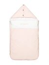 GIVENCHY KIDS BABY SLEEPING BAG FOR GIRLS