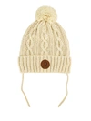 MINI RODINI KIDS BEANIE CABLE KNITTED POMPOM FOR FOR BOYS AND FOR GIRLS