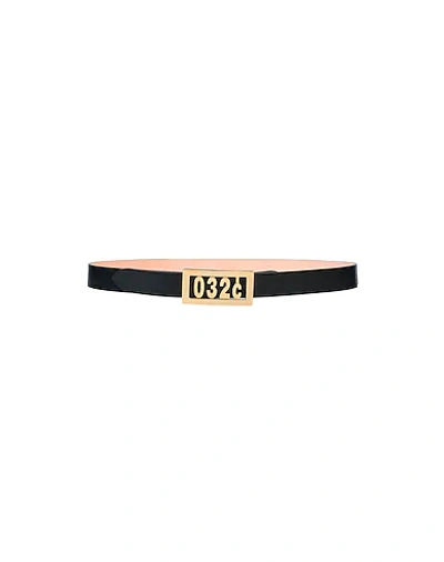 032c Leather Belt In Black