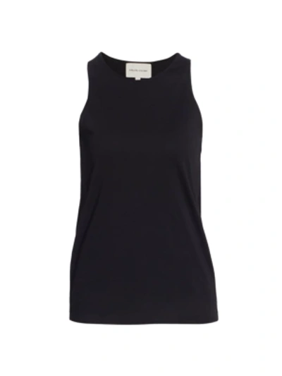 Loulou Studio Crew Neck Vest In Black