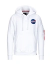 Alpha Industries Sweatshirts In White