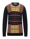 Grey Daniele Alessandrini Sweaters In Yellow