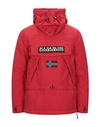 Napapijri Jacket In Brick Red