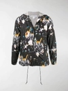 Comme Des Garçons Shirt Abstract Print Lightweight Jacket In Black