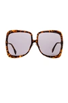 FENDI PROMENEYE OVERSIZE SUNGLASSES,FEND-WA94