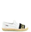 GCDS GCDS WOMEN'S WHITE LEATHER ESPADRILLES,C2ST043121802 35