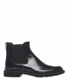 TOD'S TOD'S MEN'S BLACK LEATHER ANKLE BOOTS,XXM89B0CD50LYGB999 10