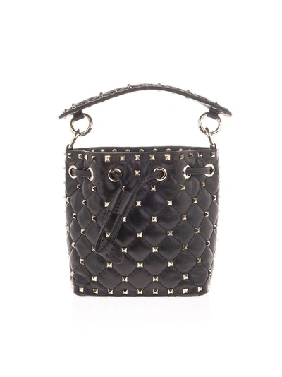 Valentino Garavani Women's Tw2b0f55nap0no Black Leather Handbag