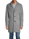 COLE HAAN MEN'S STRETCH-WOOL TOPCOAT,0400011346832