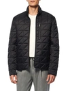 Andrew Marc Men's Brompton Faux Shearling-lined Quilted Jacket In Black