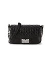 KARL LAGERFELD AGYNESS QUILTED LEATHER CROSSBODY BAG,0400012986384