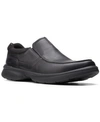 Clarks Men's Bradley Free Leather Slip-on In Black