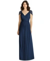 JENNY PACKHAM CUTOUT-BACK CHIFFON GOWN